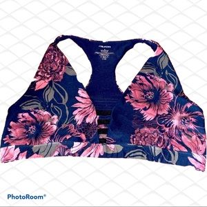 Navy & Floral Bralette